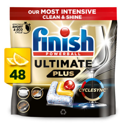 Ultimate Plus All In One Lemon Dishwasher Tablets Lemon - 48 Tabs thumbnail 2