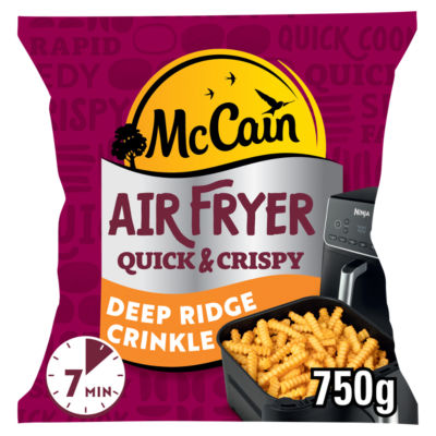 McCain Air Fryer Deep Ridge Crinkle Cut Chips