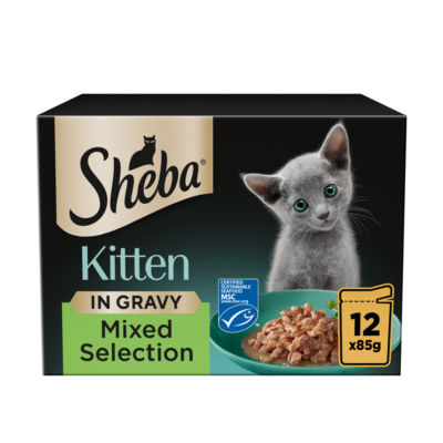 ® Mixed Selection Kitten Wet Cat Food in Gravy 12 x 85g Pouch thumbnail 2