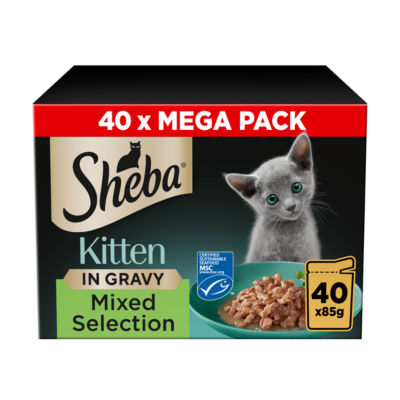 ® Mixed Selection Kitten Wet Cat Food in Gravy 40 x 85g Pouch thumbnail 2