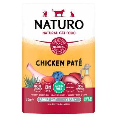 Natural Cat Food Chicken Paté Adult Cat 1 Year + 85g thumbnail 2