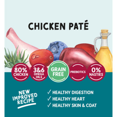 Natural Cat Food Chicken Paté Adult Cat 1 Year + 85g thumbnail 3
