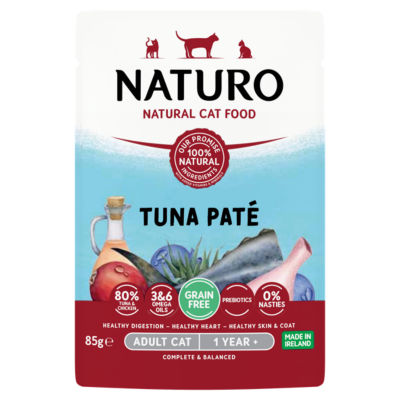 Natural Cat Food Tuna Paté Adult Cat 1 Year + 85g thumbnail 2