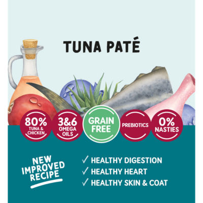 Natural Cat Food Tuna Paté Adult Cat 1 Year + 85g thumbnail 3