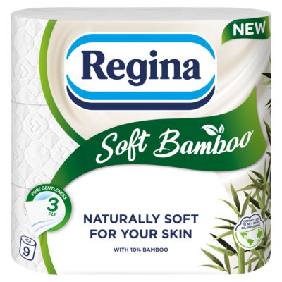Regina Soft Bamboo Toilet Roll 9 Roll