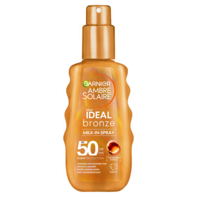 Ambre Solaire Ideal Bronze Milk-in Spray, High UV Protection SPF50, 150ml thumbnail 2