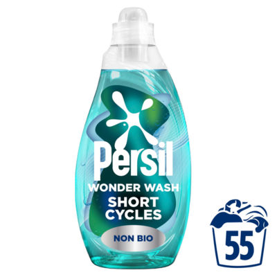 Wonder Wash Non Bio Liquid Detergent Speed Clean 1.485 L (55 washes) thumbnail 2