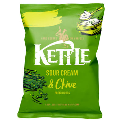 Sour Cream & Chive Potato Chips 130g thumbnail 2