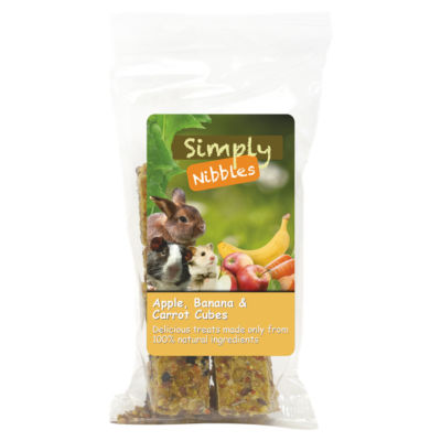 Simply Nibbles Apple, Banana & Carrot Cubes 90g thumbnail 2