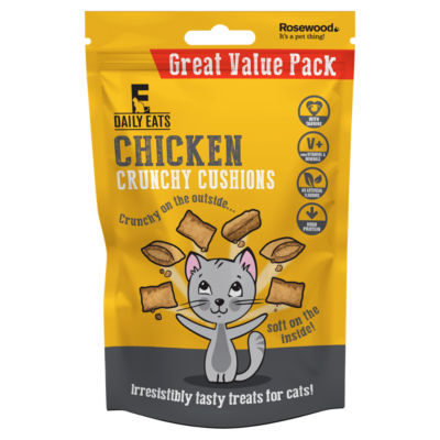 Rosewood Crunchy Chicken Cat Cushions Value Pack