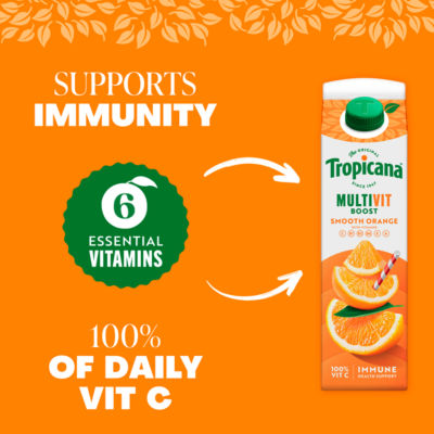 Multivitamin Smooth Orange Fruit Juice 850ml thumbnail 4