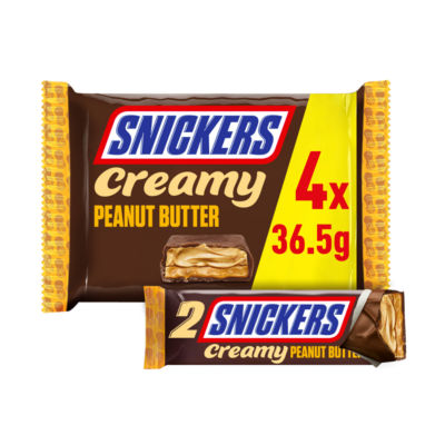 Creamy Peanut Butter Chocolate Multipack 4 x 36.5g thumbnail 2