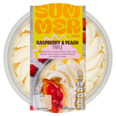 Raspberry & Peach Trifle 600g thumbnail 2