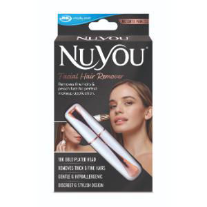 NuYou Facial Hair Remover (Battery-Operated) - Fast, easy, pain-free removal of unwanted facial hair