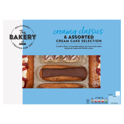 Summer by ASDA 6 Assorted Cream Cake Selection