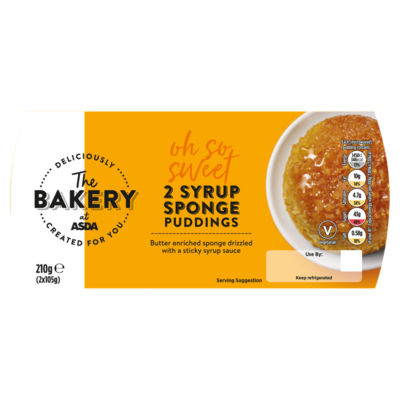 Syrup Sponge Puddings 2 x 105g (210g) thumbnail 2