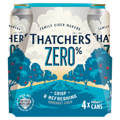 Zero Somerset Cider 4 x 440ml thumbnail 2