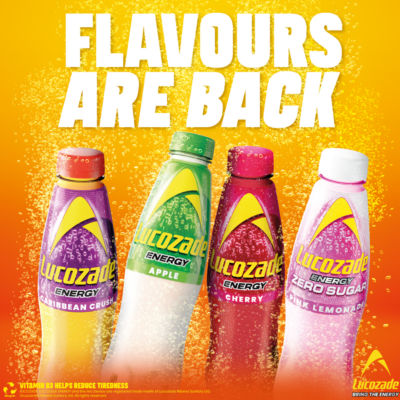 Lucozade Energy Drink Caribbean Crush 900ml thumbnail 3