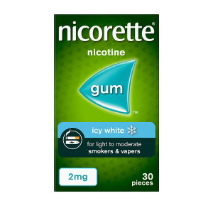 Icy White 2mg Gum 30 Pieces Quit Smoking Aid thumbnail 2