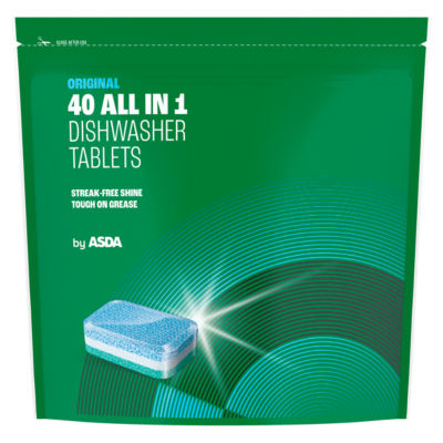 All in 1 Original Dishwasher Tablets 40 x 14g (560g) thumbnail 2
