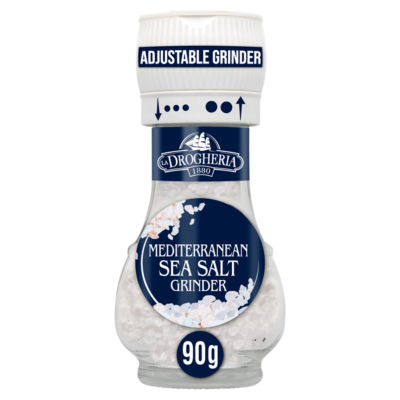 La Drogheria Mediterranean Sea Salt Mill Adjustable Grinder