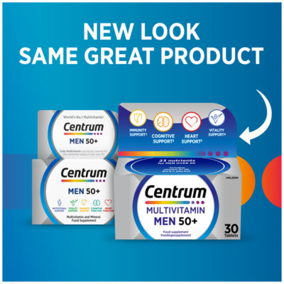 Men 50+ Multivitamins & Vitamin Tablets, 30s thumbnail 3