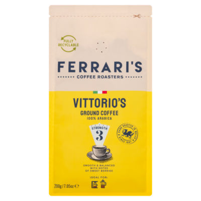 Vittorio's Ground Coffee 200g thumbnail 2