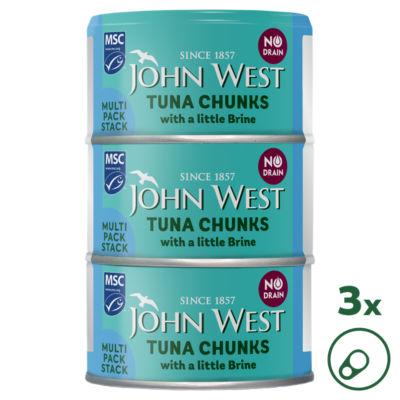 No Drain Tuna Chunks with a Little Brine MSC 3x100g thumbnail 2