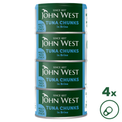 Tuna Chunks in Brine 4x125g (102g drained)