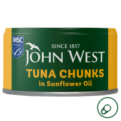 John West Tuna Chunks in Sunflower Oil MSC