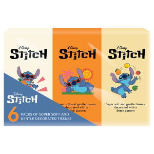 Stitch 6 Packs of Super Soft and Gentle Decorated Tissues thumbnail 2