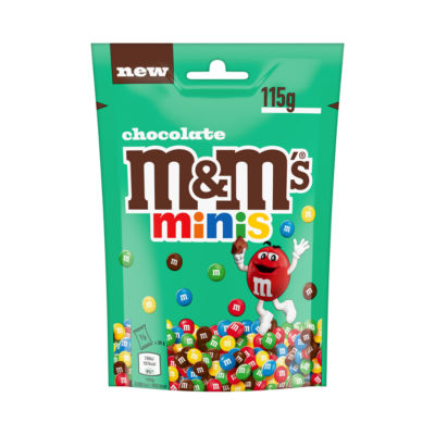 M&M's Minis Milk Chocolate Bites Pouch Bag