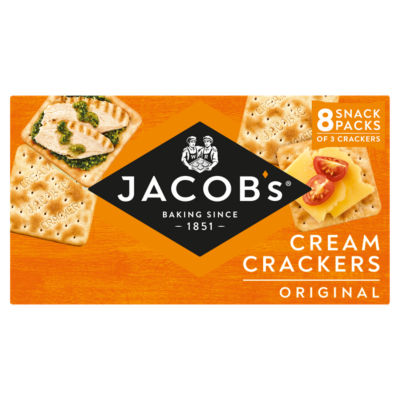 Cream Cracker Multipack 8 Snack Packs 185g