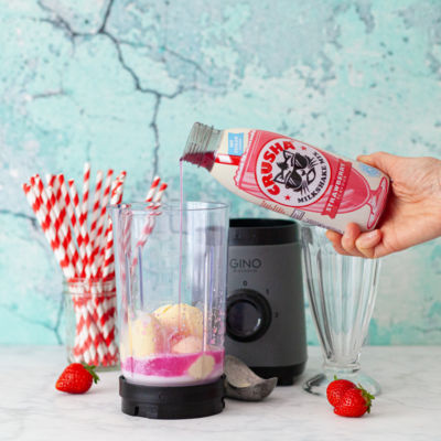 Strawberry Flavour Milkshake Mix 500ml thumbnail 3