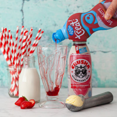 Strawberry Flavour Milkshake Mix 500ml thumbnail 4