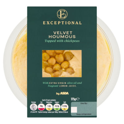 The Deli by  Velvet Houmous Topped with Chickpeas 175g thumbnail 2