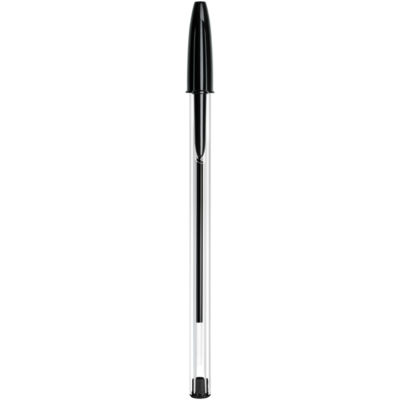 Cristal Original Black Ballpoint Pens Medium (1.00 mm) - Box of 10 thumbnail 3