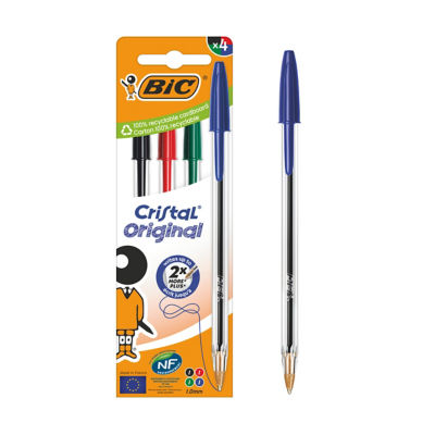 Cristal Original Ball Pens x4 thumbnail 2