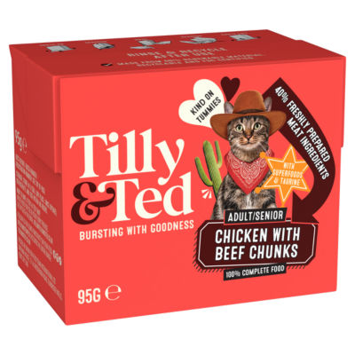 Adult/Senior Chicken with Beef Chunks 95g thumbnail 2