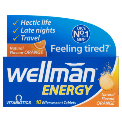 Energy 10 Effervescent Tablets Natural Flavour Orange thumbnail 2