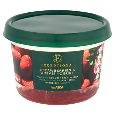 Strawberries & Cream Yogurt 450g thumbnail 2