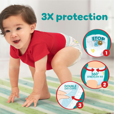 Baby-Dry Nappy Pants Size 6+, 52 Nappies, 14kg-19kg, thumbnail 3