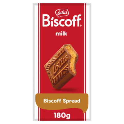 Biscoff Milk Chocolate with Biscoff cream 180g thumbnail 2