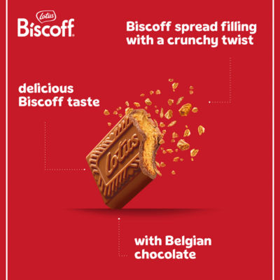 Biscoff Milk Chocolate with Biscoff cream 180g thumbnail 3
