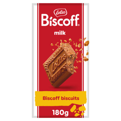 Milk Chocolate with Biscoff Crumbs 180g thumbnail 2