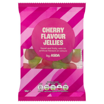 Cherry Flavour Jellies 50g thumbnail 2