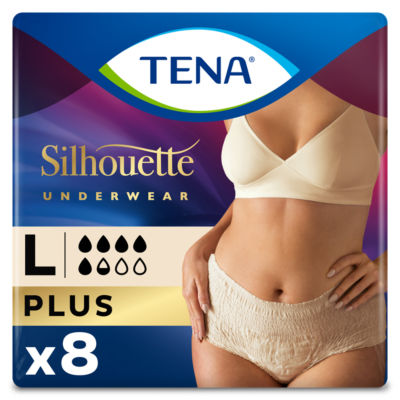 Silhouette Incontinence Pants Cream L 8 Pack thumbnail 2