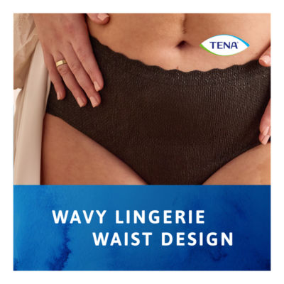 Silhouette Incontinence Pants Black L 8 Pack thumbnail 4