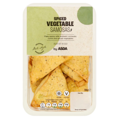 Spiced Vegetable Samosas 150g thumbnail 2