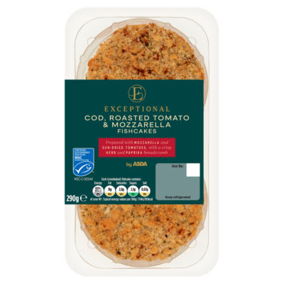 Cod, Roasted Tomato & Mozzarella Fishcakes 290g thumbnail 2
